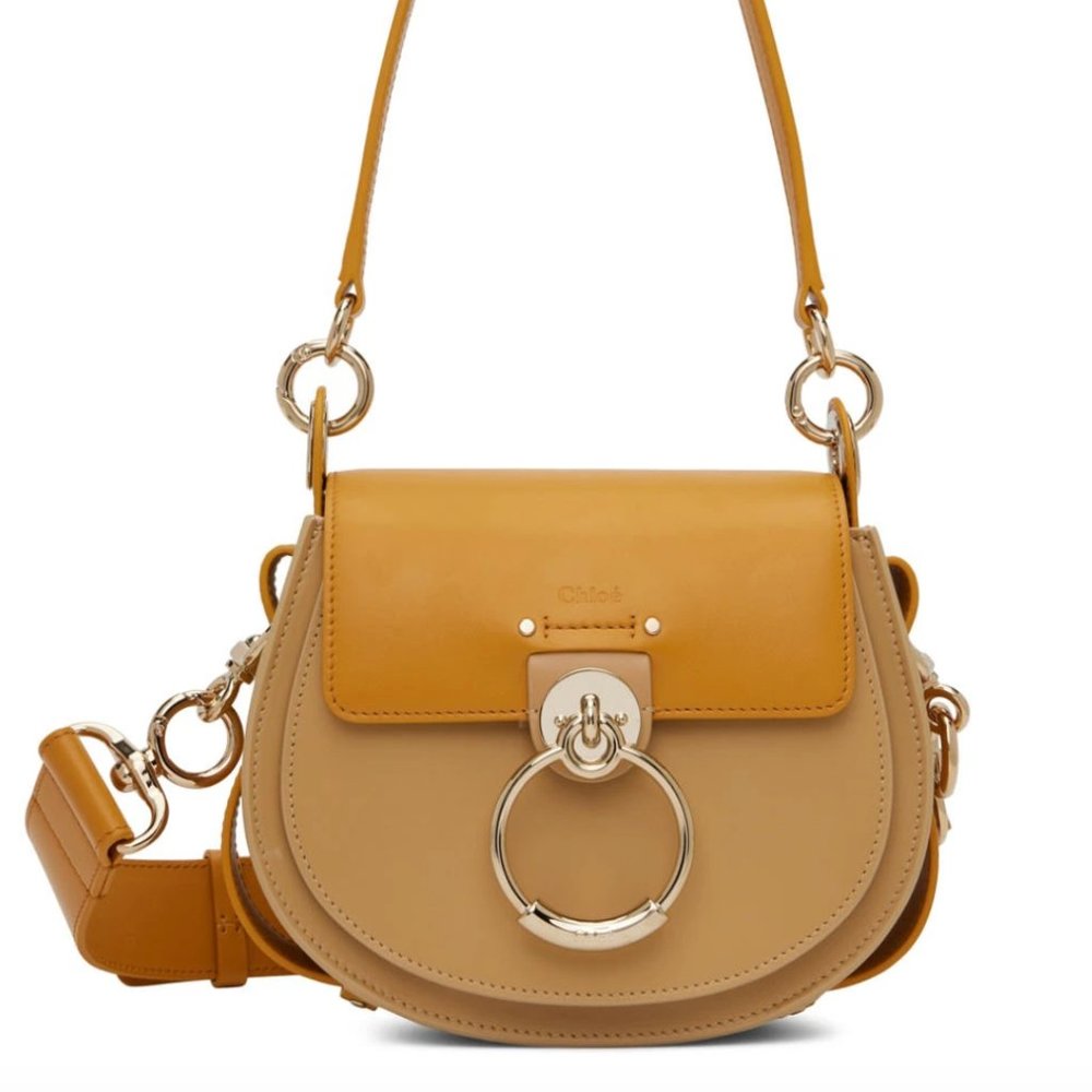 CHLOE Tan & Yellow Small Purse (NEW)
